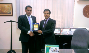 Muneeb Irfan from HBL for sponsoring 4th ICTC 2013