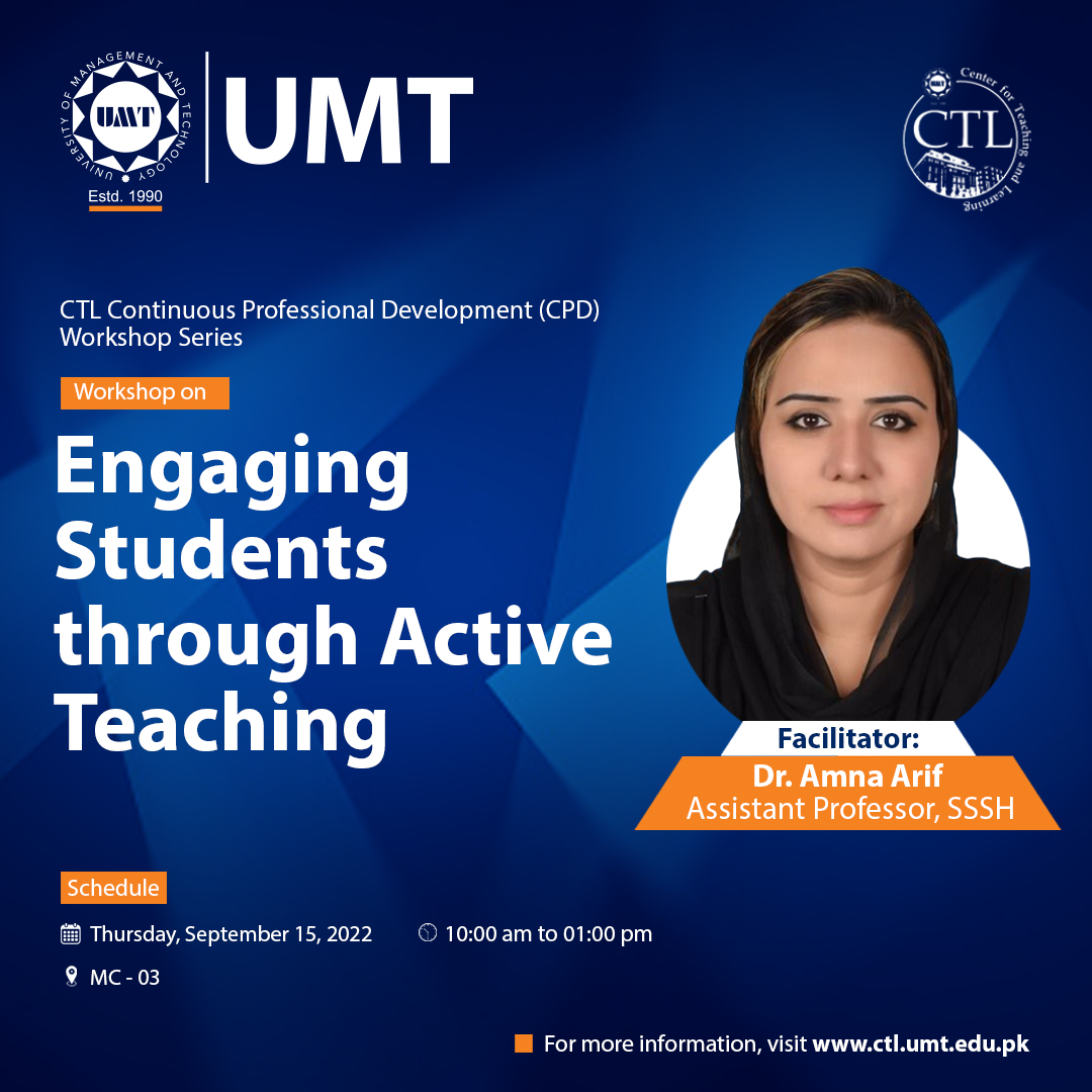 Workshop on Engaging Students through Active Teaching