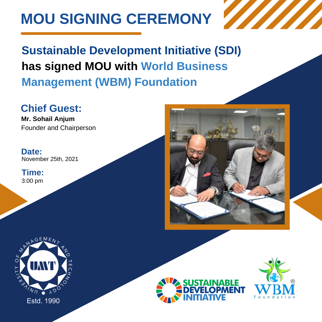 MoU with World Business Management Foundation