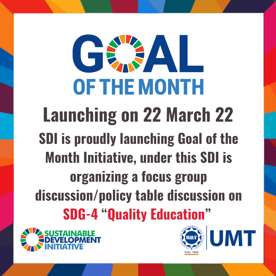 Focus Group Discussion on Quality Education (SDG-4) under SDI