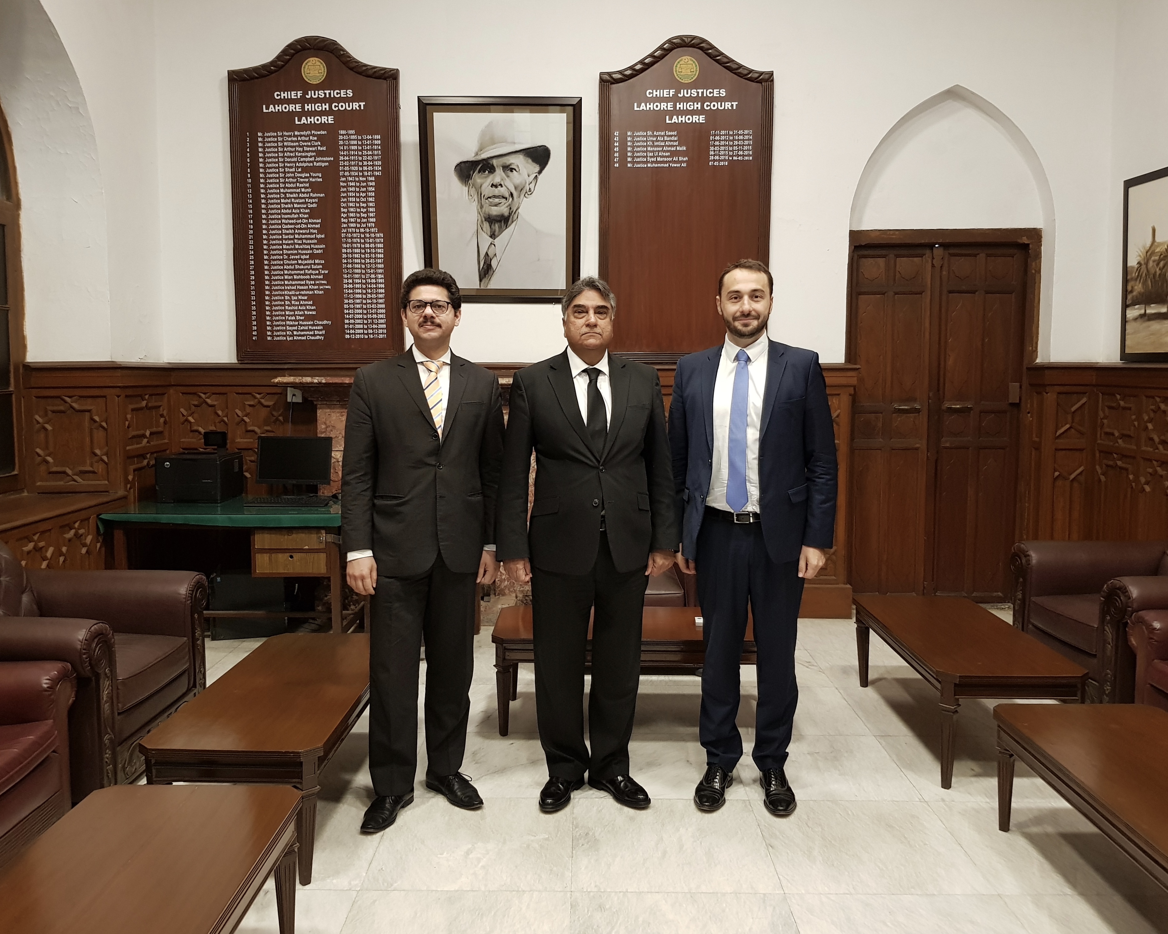 Meeting with the chief justice of Lahore High Court