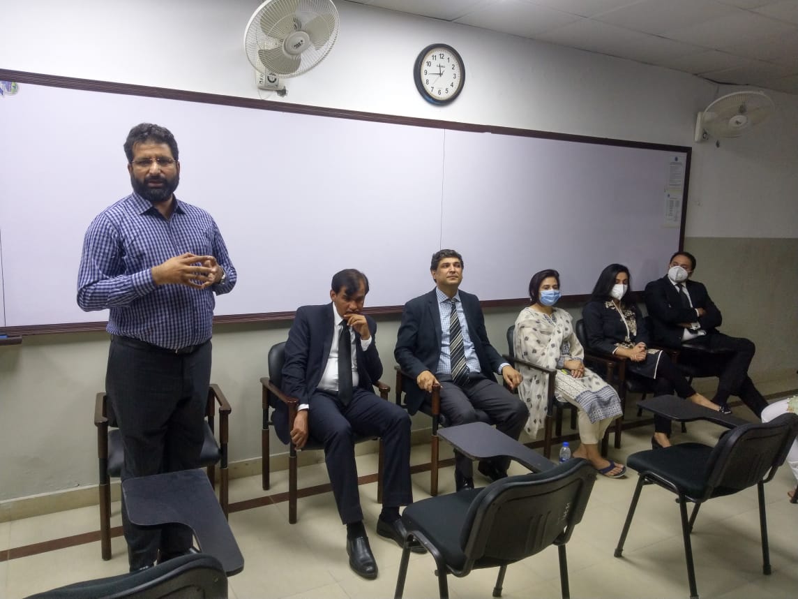 Chairman Legal Education Committee visits SLP