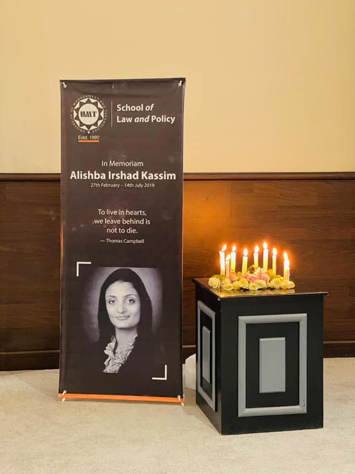 Candlelight Vigil in the Memory of Ms. Alishba Irshad Kassim