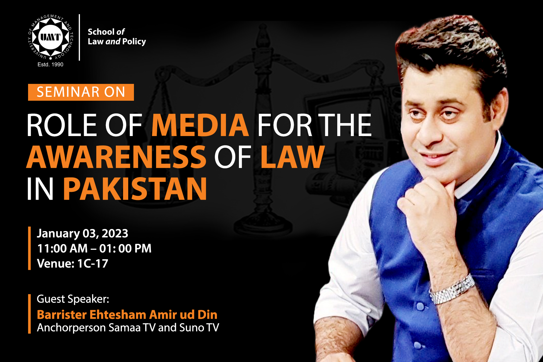 Role of Media for the awareness of Law in Pakistan