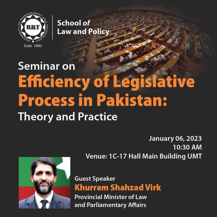 Efficiency of Legislative Process in Pakistan: Theory and Practice