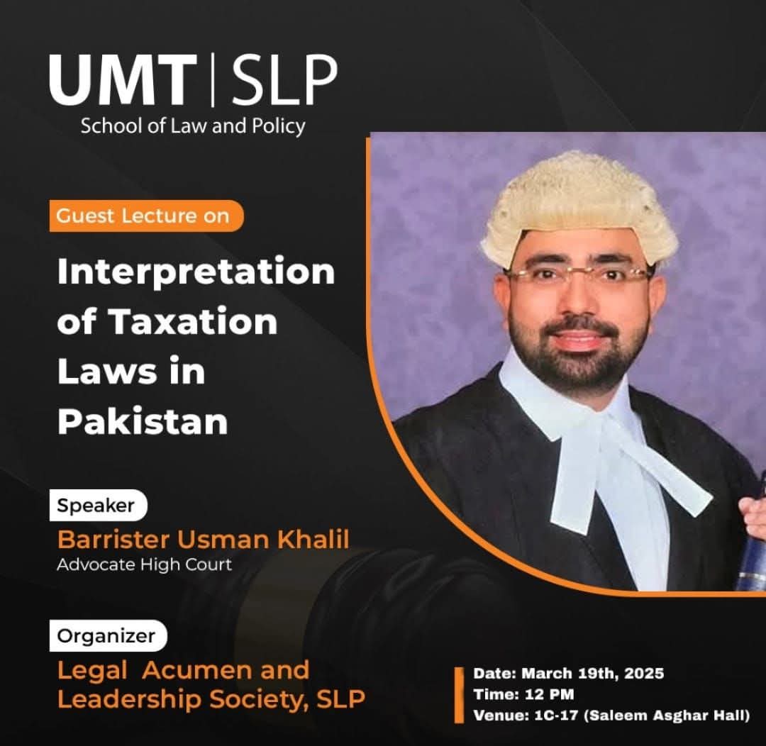 Interpretation of Taxation Laws in Pakistan