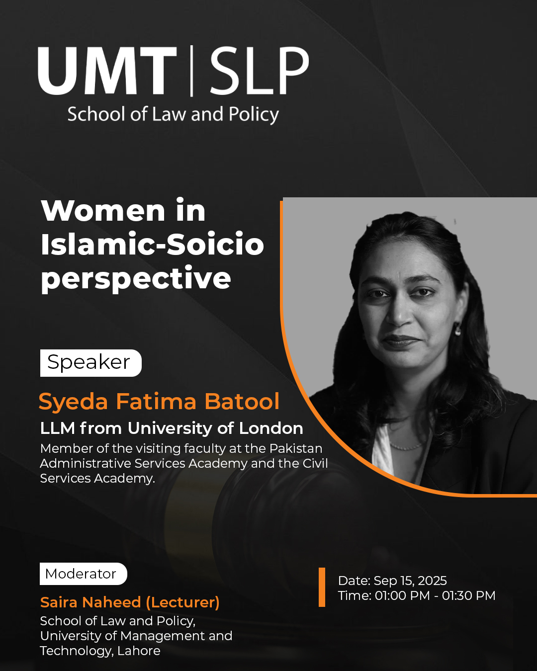 Women in Islamic-Soicio perspective
