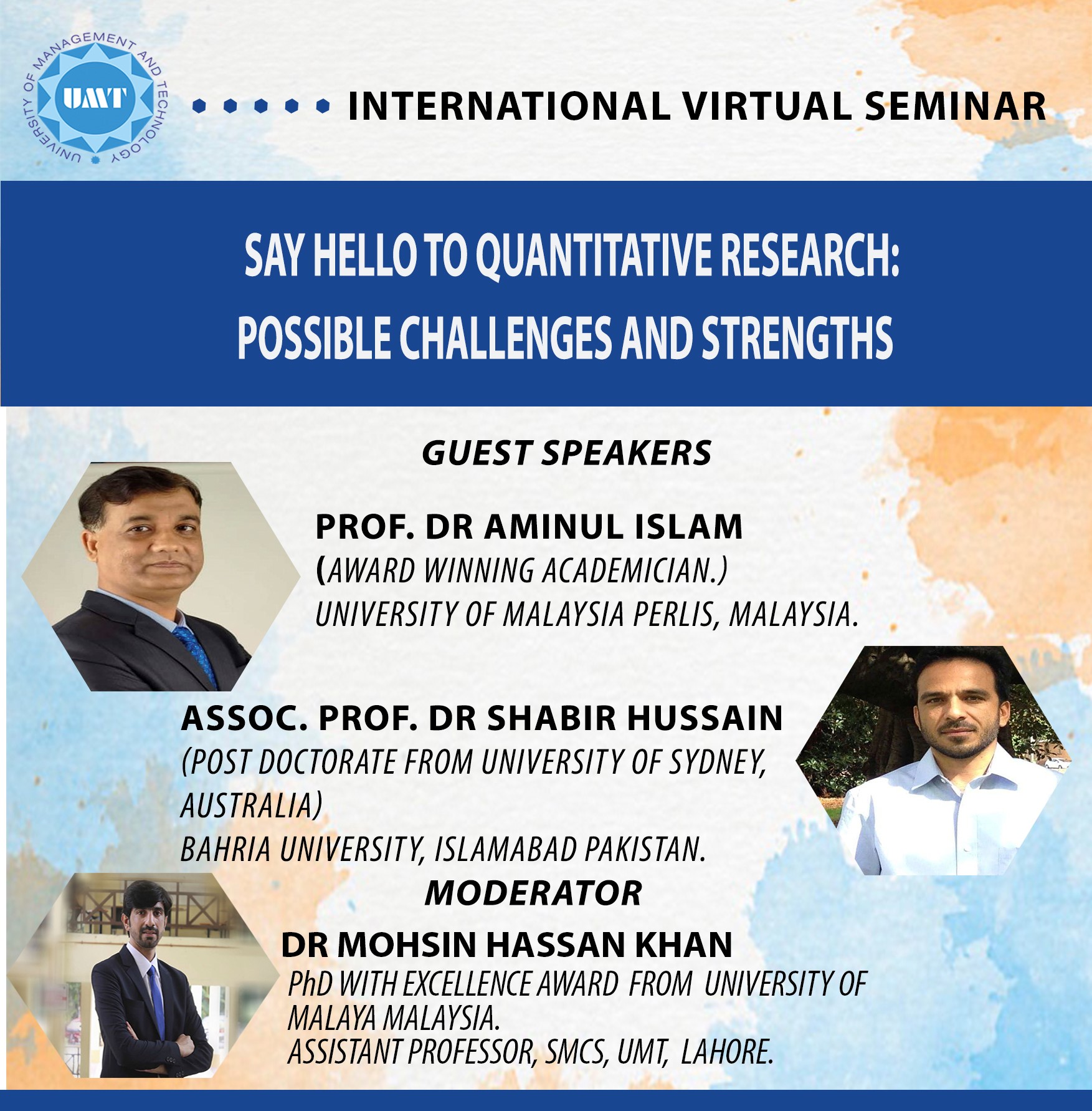 SMCS organized International Virtual Seminar