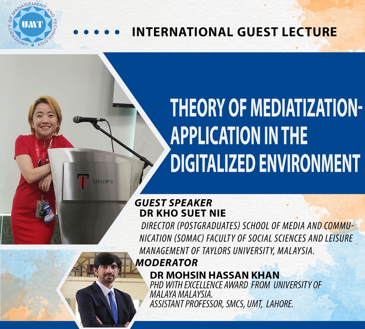 SMCS organized virtual Guest Lecture