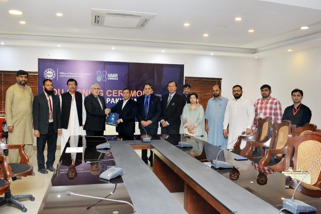 MoU Inked with Nimir Chemicals Pakistan Limited and UMT