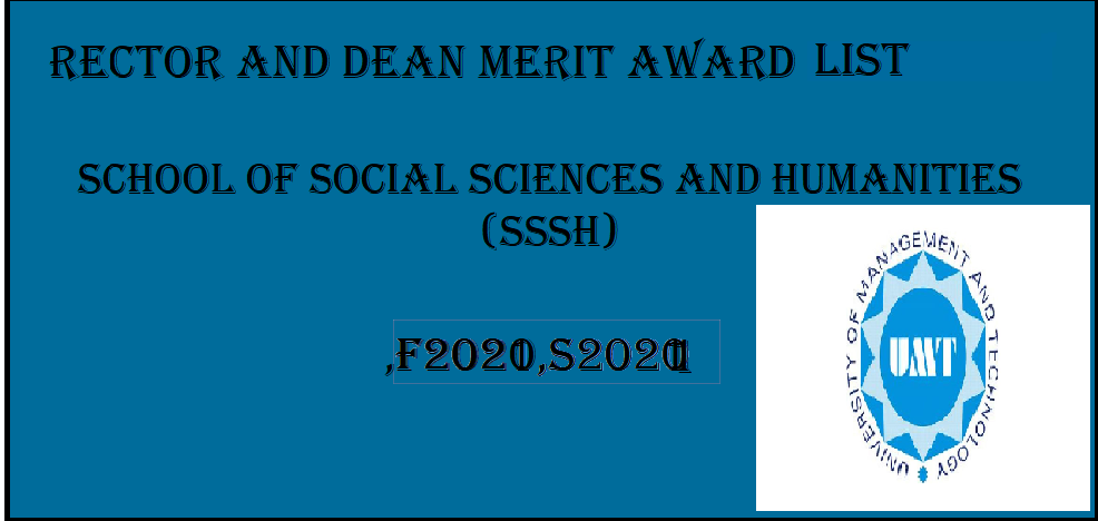 Rector and Dean Merit Award List Fall 2020,Spring 2021