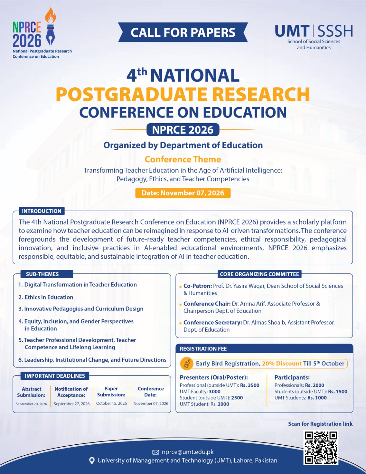 4th National Postgraduate Research Conference on Education