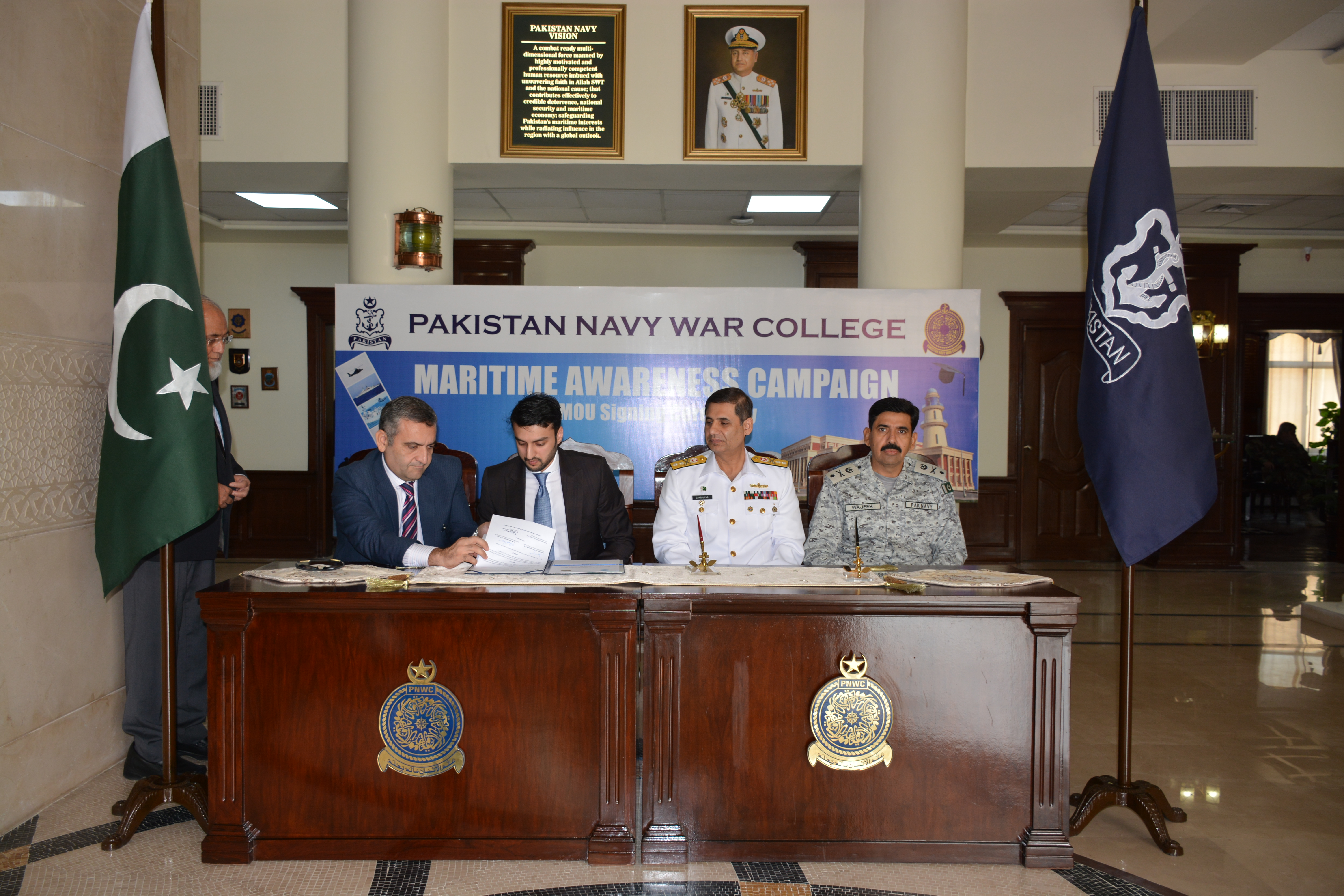 Memorandum of Understanding signed between Naval war college and Department of Political science and International relations