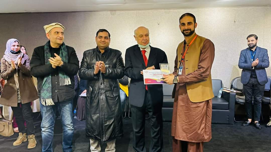 Department of Political Science and International Relations (DPSIR), UMT recognized faculty member Saad Malik on conducting 1st MUN