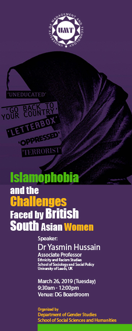 Islamophobia and the Challenges Facing British South Asian Women