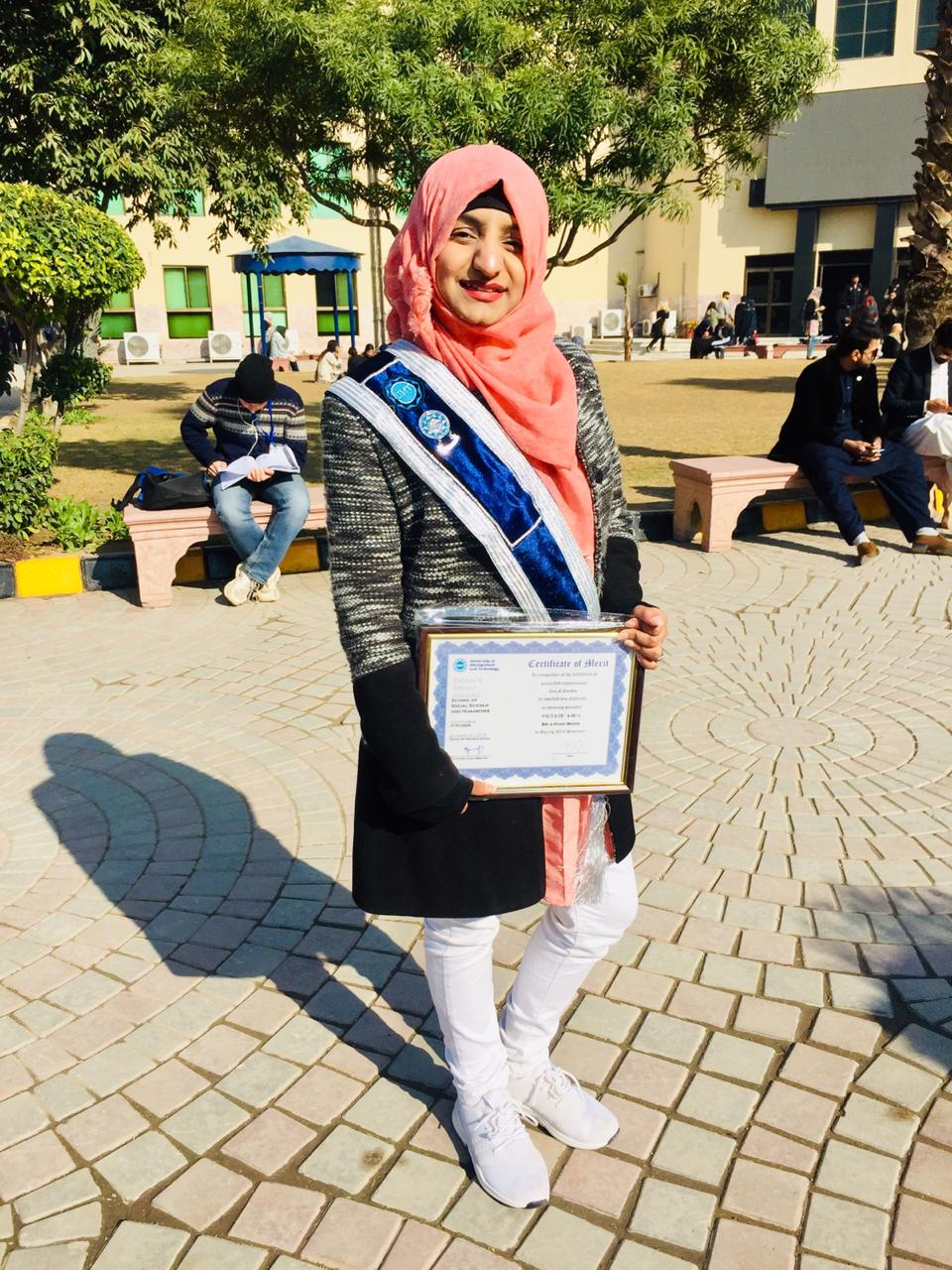 Congratulations to Gul-e-Zahra (BS Gender Studies)