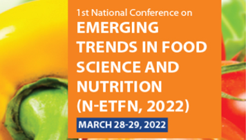 1st National Conference on Emerging Trends in Food Science and Nutrition – 2022
