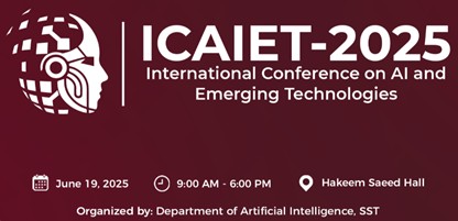 International Conference on AI and Emerging Technologies – 2025