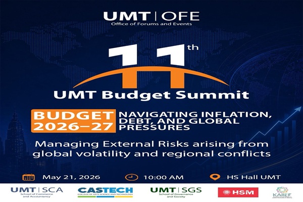 11th UMT Budget Summit - Managing External Risk arising from global volatility and regional conflicts - 2026