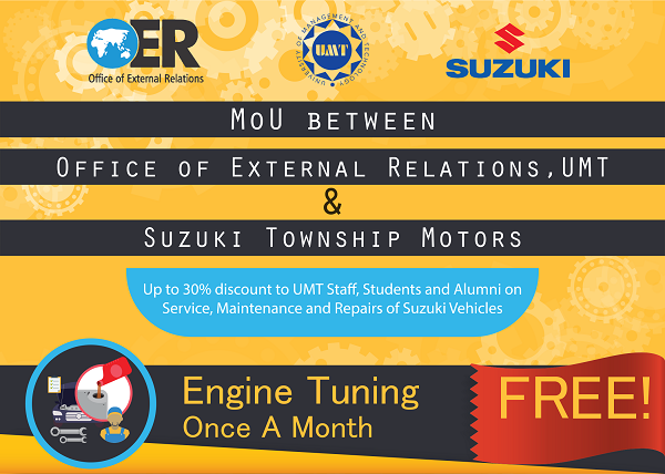 Mou With Suzuki Township Motors Umt