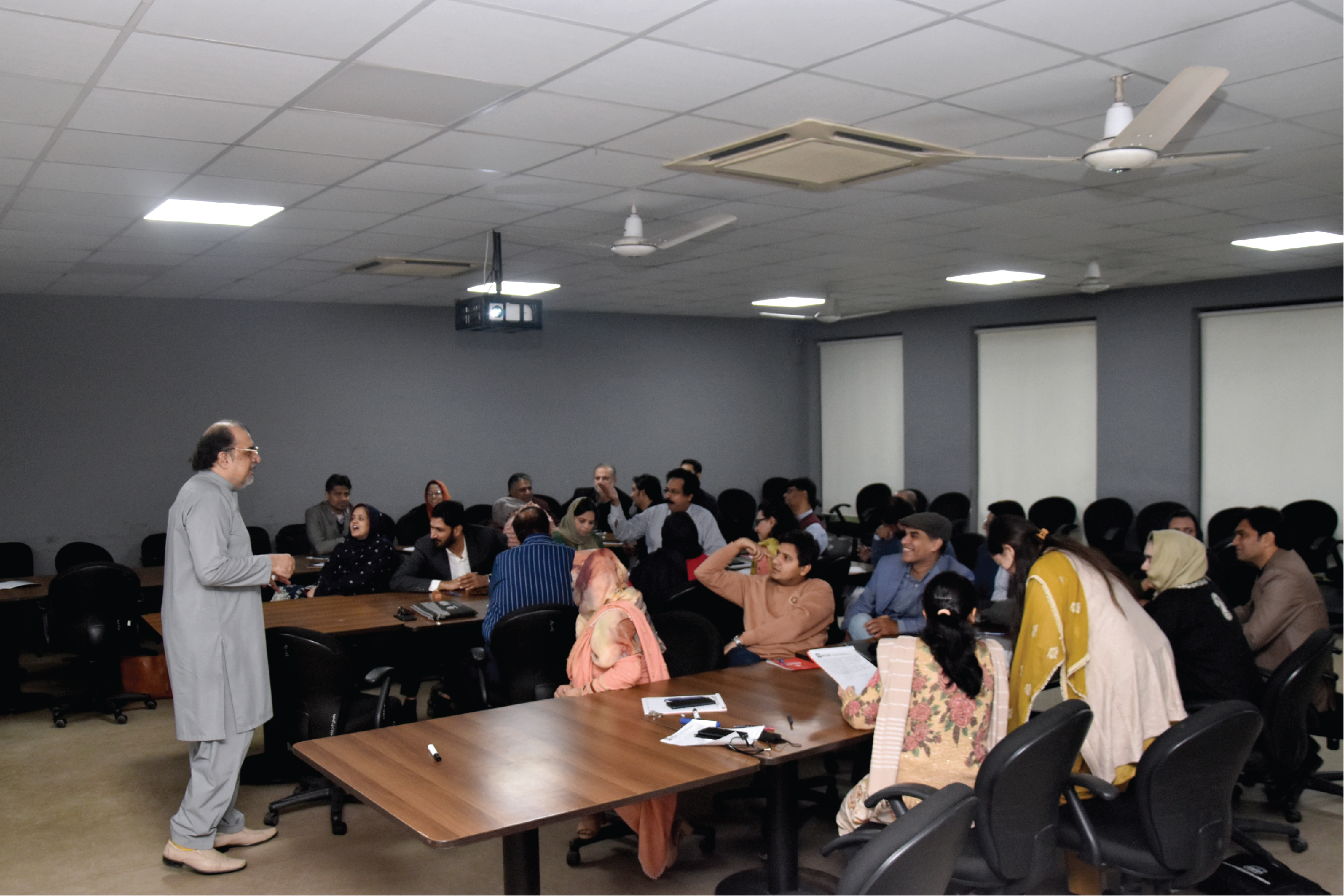 Faculty Training on Assurance of Learning (AOL) by Dr. Naveed Yazdani, Dean at HSM