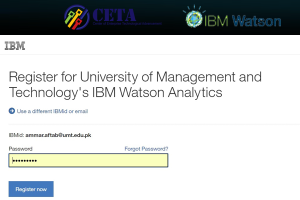 UMT The First Pakistani University to Get Campus Access to IBM Super Computer Watson