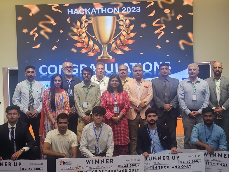 Appreciation for Winning First prize in the Research Showcase Category of the Aerospace Hackathon 2023