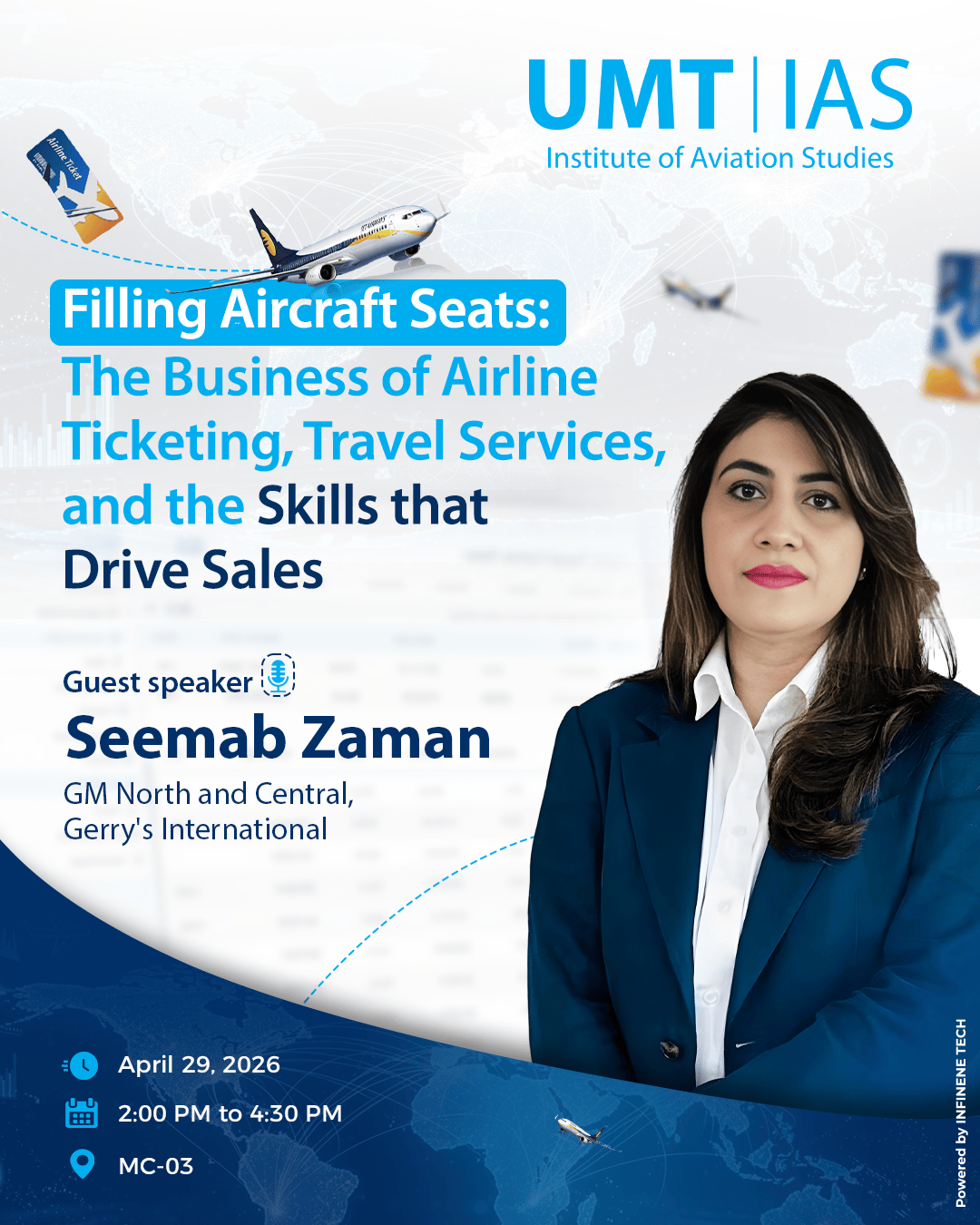 Filling Aircraft Seats-Guest Lecture by Seemab Zaman