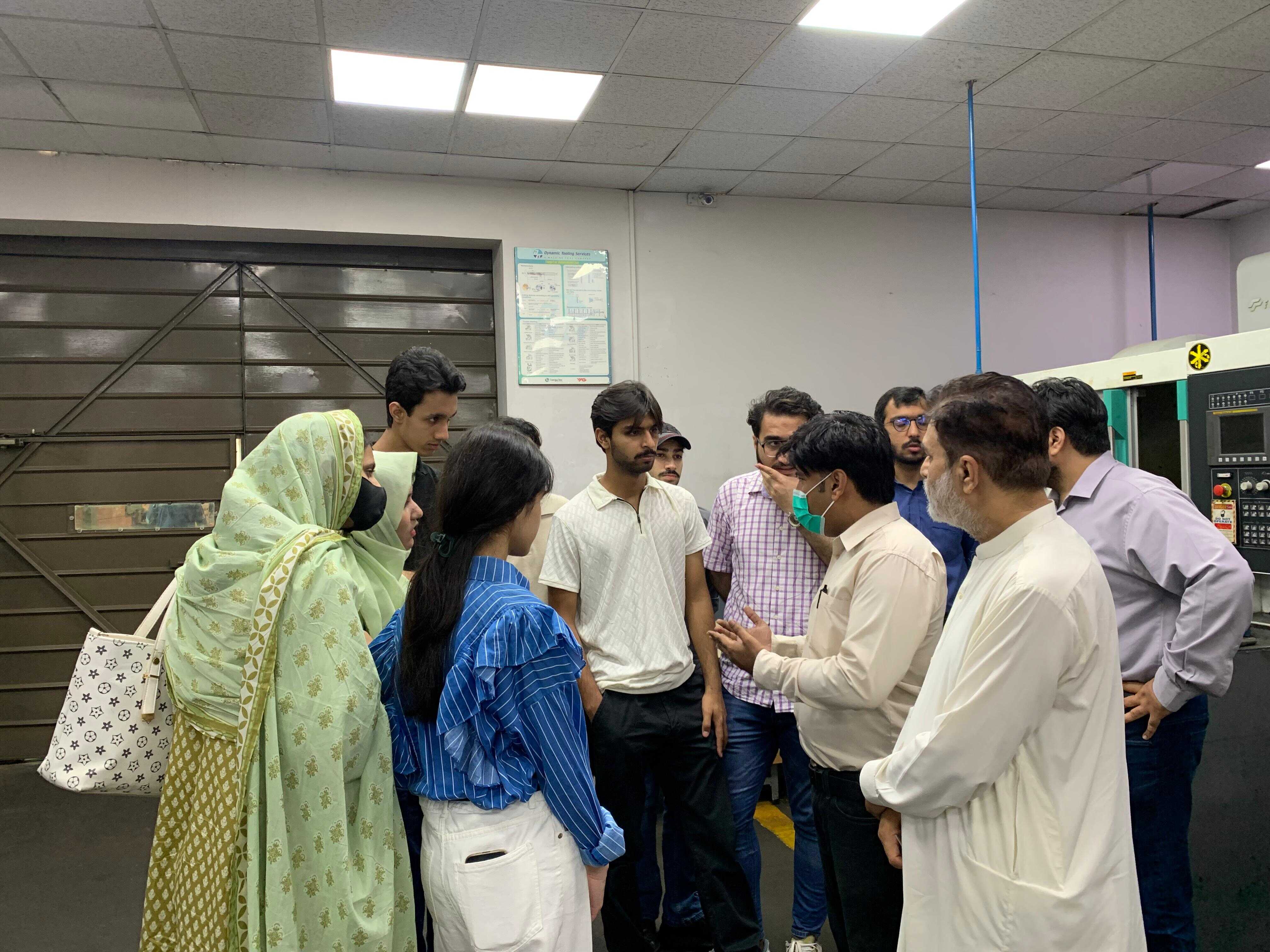 Industrial visit of BS AMET students to Millat Tractors Limited