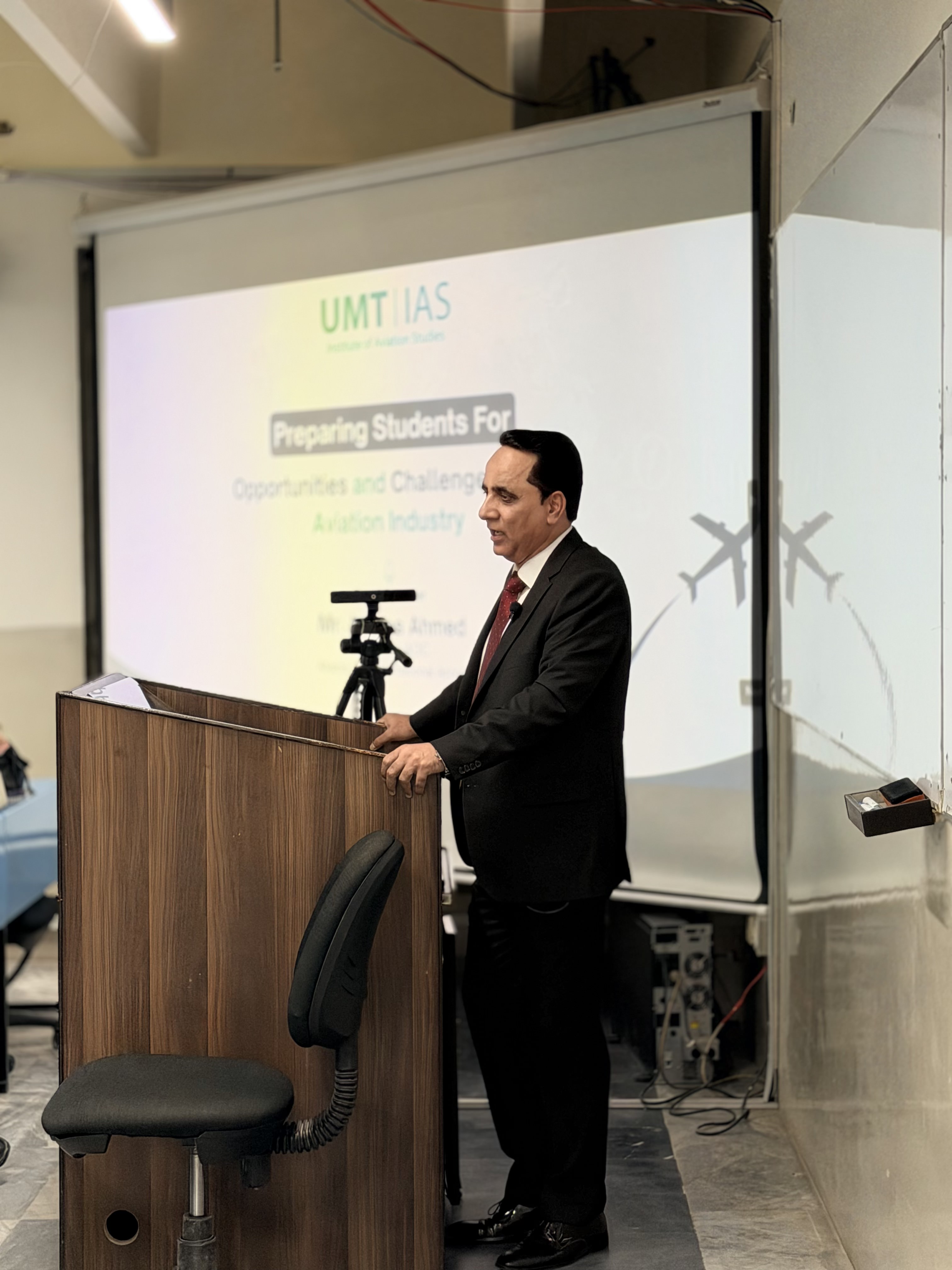 A Guest Lecture by Chairman AOC, Mr. Adrees