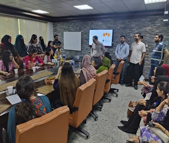 An industrial visit was conducted for BS students of the course Industrial/Organizational Psychology at Anwar Khawaja Industry, Sialkot