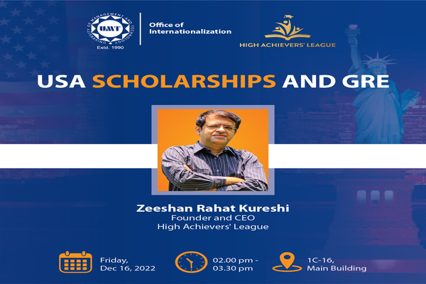 Informative session for USA Scholarships and GRE