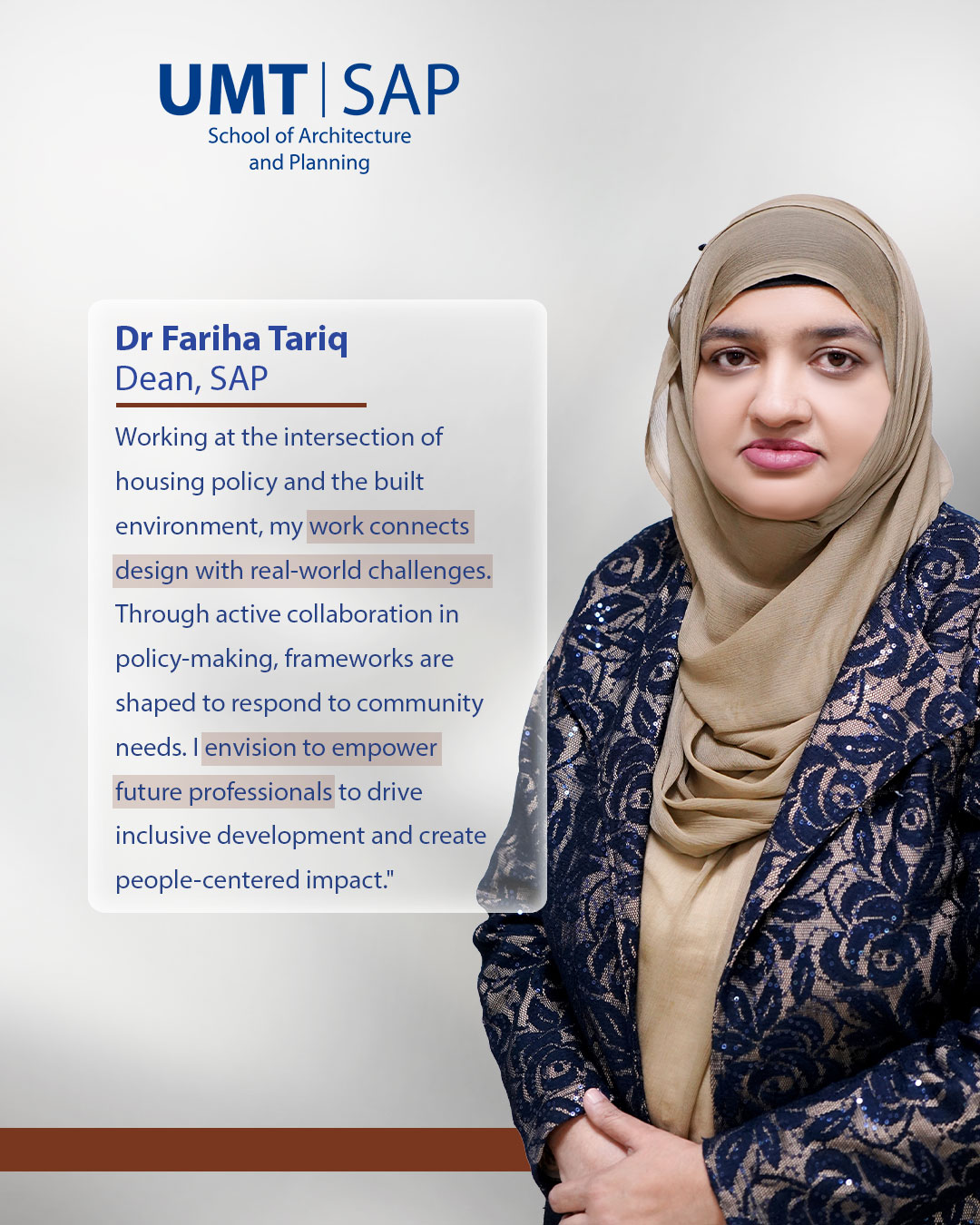Dr Fariha Tariq