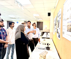 The Faculty of Architecture proudly showcased the creative work of Batch 14 through an interactive exhibition and jury presentation