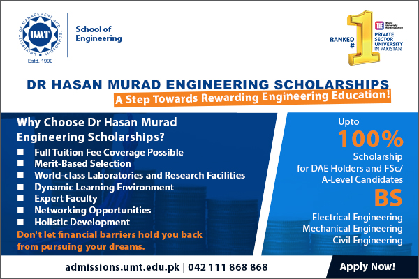 Dr Hasan Murad Engineering Scholarships