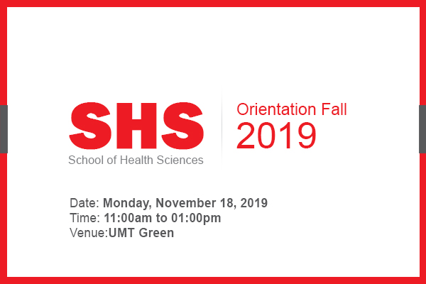 SHS Orientation Fall 2019