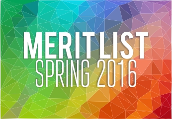 Merit List - Spring 2016