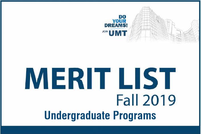 Merit List Fall 2019