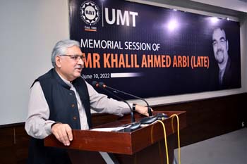 Memorial Lecture of Mr. Khalil Ahmed Arbi