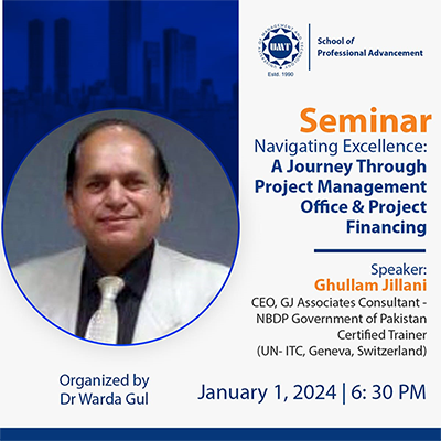 Navigating Excellence; A Journey Through Project Management Office & Project Financing 