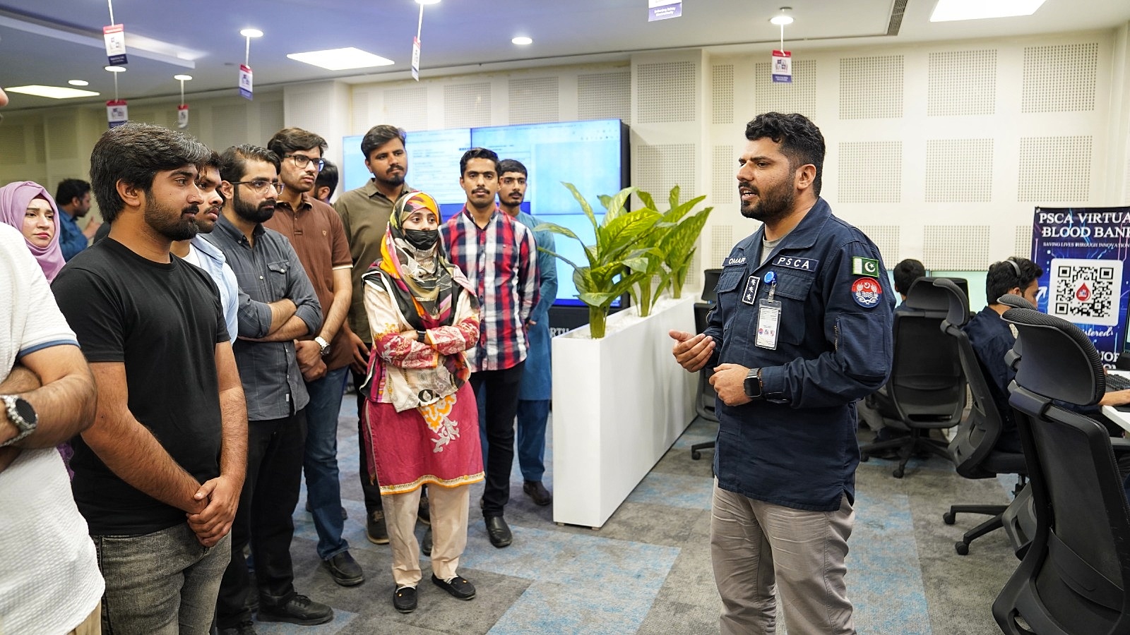 SST-UMT Students Visit Punjab Safe Cities Authority (PSCA) 