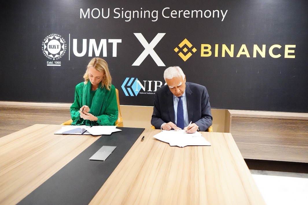 UMT Signs MOU with Binance to Drive Blockchain Education in Pakistan