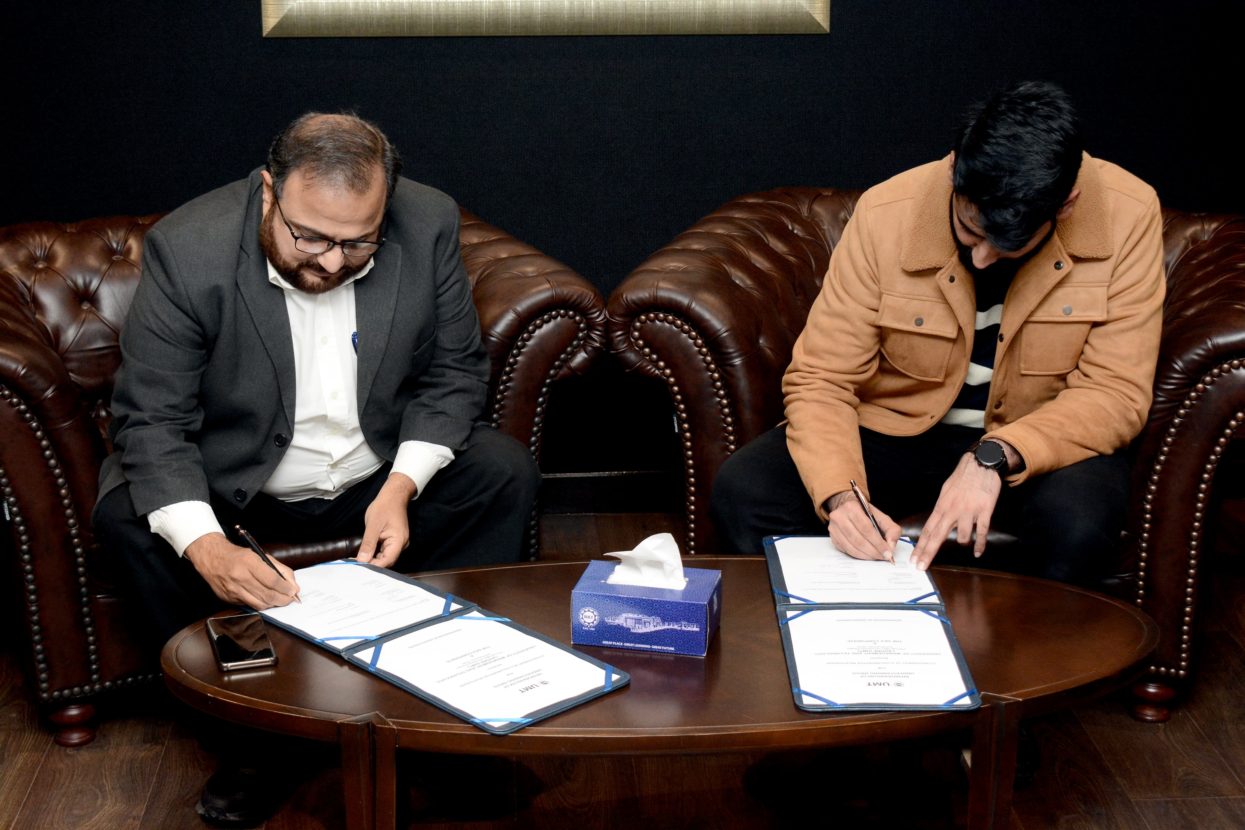 MoU Signing Between UMT and The Dev Corporate (TDC)