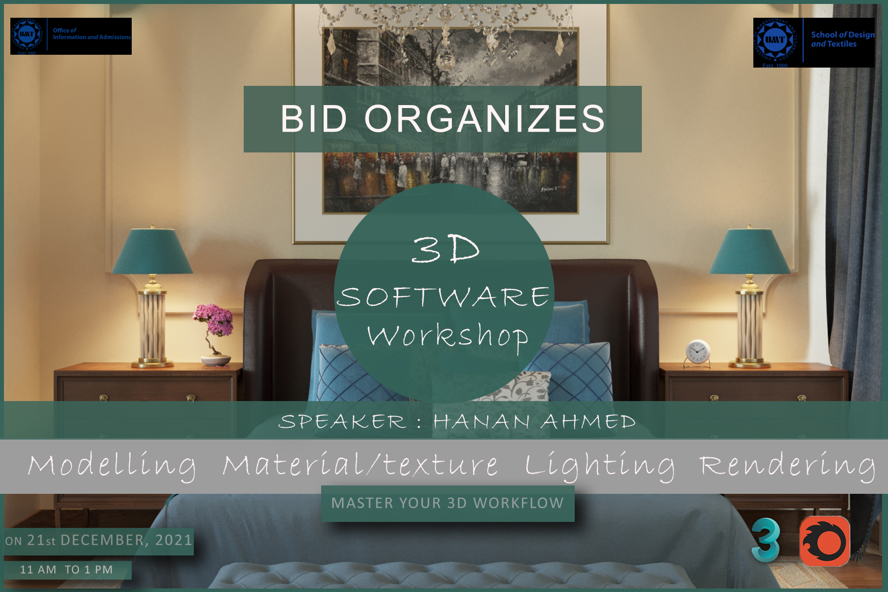 BID organizing a 3D workshop for Visualization